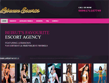 Tablet Screenshot of escortsinlebanon.com